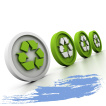 Aus recycelten Materialien