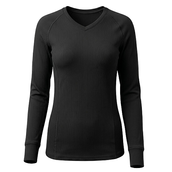 COOL NANO T-Shirt langarmig V .damen