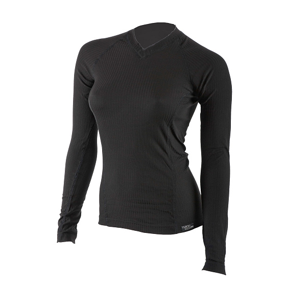 COOL NANO T-Shirt langarmig V .damen